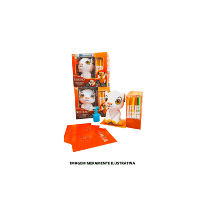 BRINQUEDO - TOYNG - SIMBA REI LEAO PELUCIA PARA PINTAR